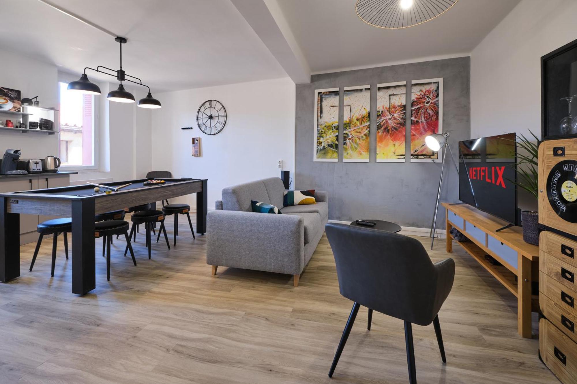 לימו Magnifique*T4*Centre Ville*Wifi*Billard*Netflix* מראה חיצוני תמונה